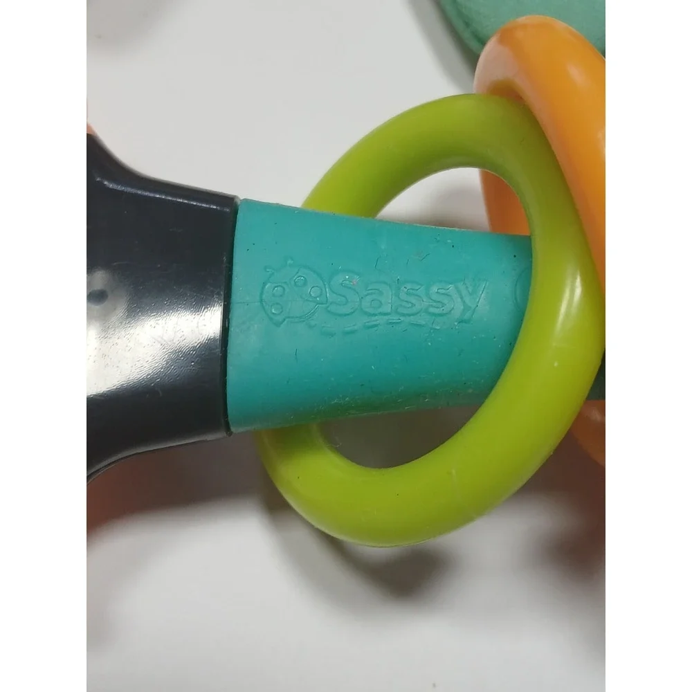 Fisher-Price & Sassy Baby Toy Lot - Infant Sensory Rattles & Teethers